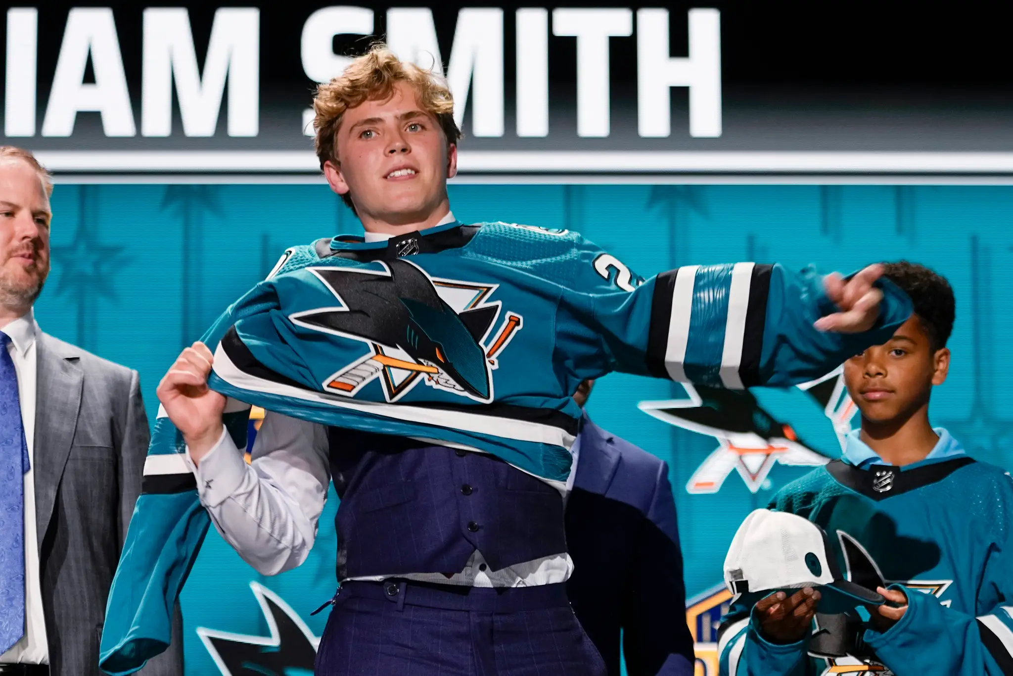Will Smith - štvorka NHL draftu 2023 v drese San Jose.