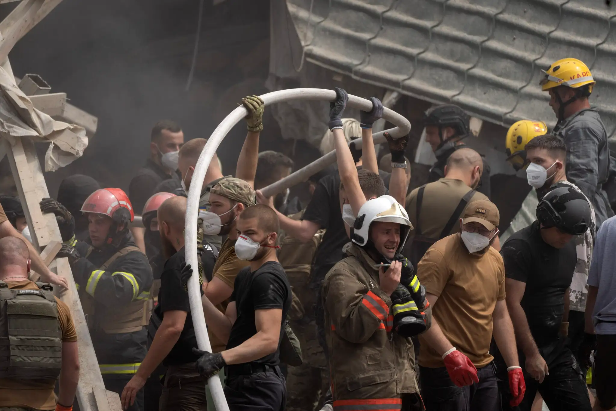 Pátranie po útoku na detskú nemocnicu v Kyjeve