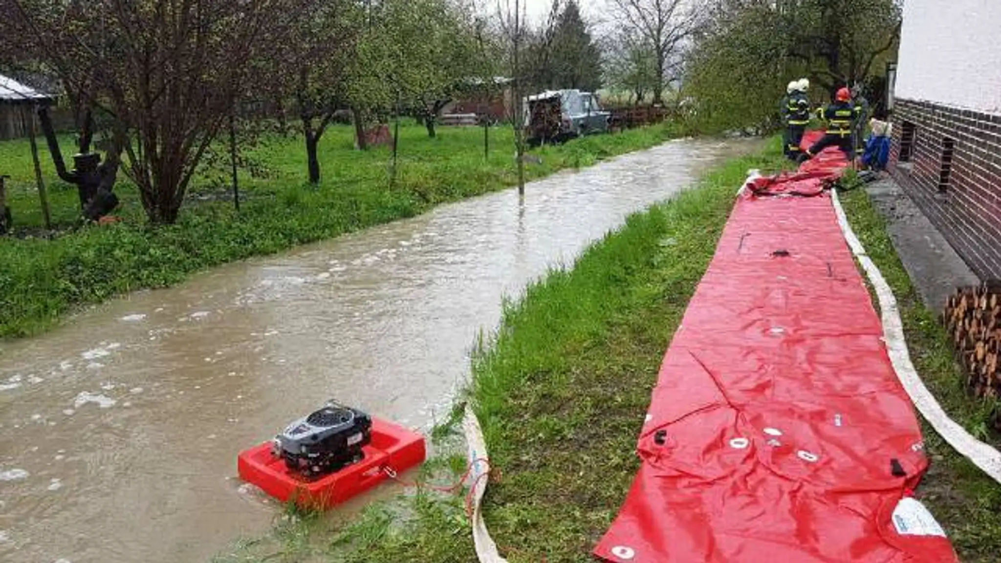 Záplavy na severe Slovenska.
