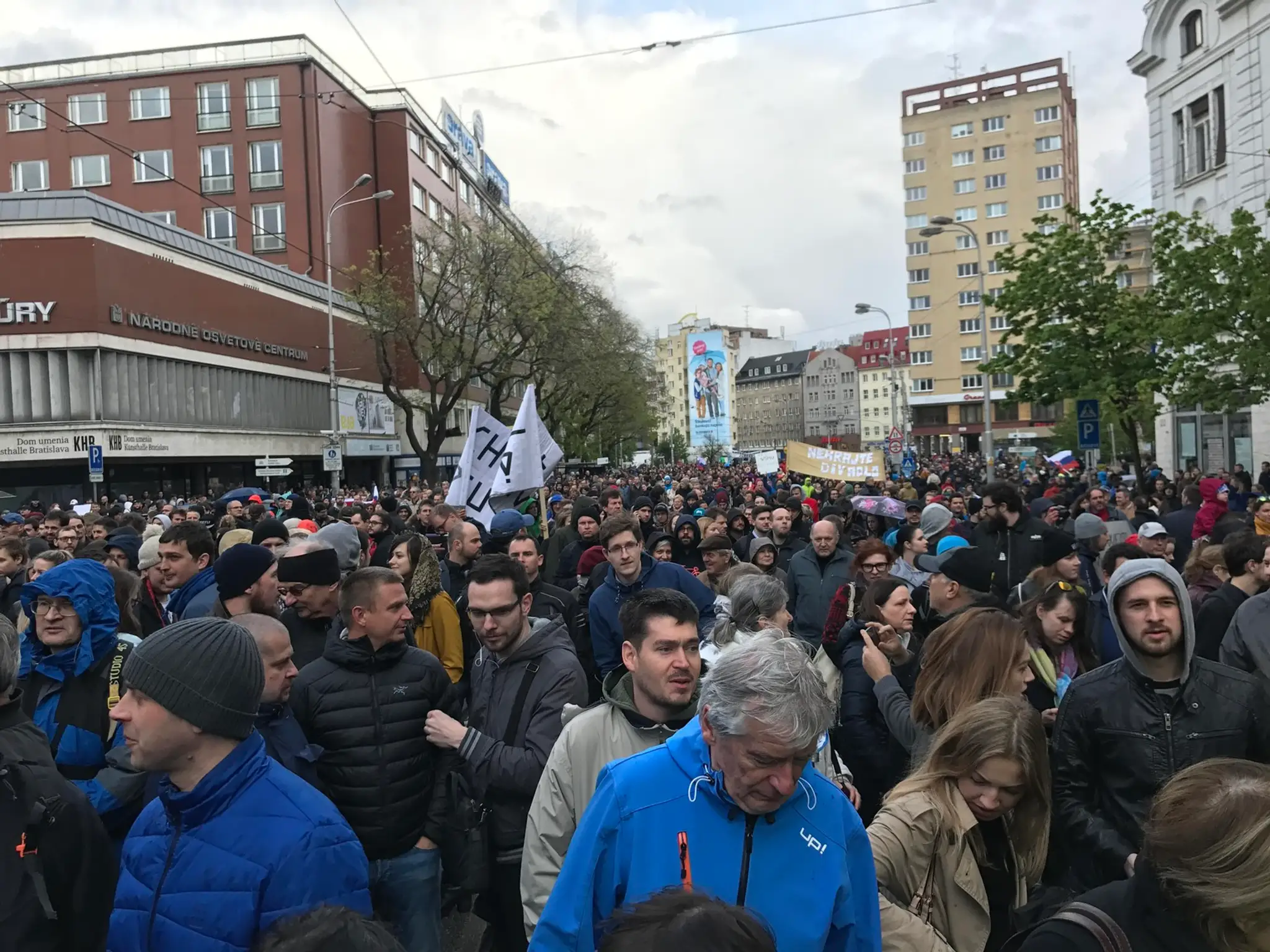 Protest v Bratislave