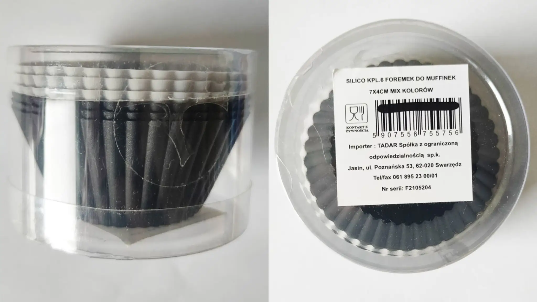 Cukrársky košík na muffiny 5 cm silikón
