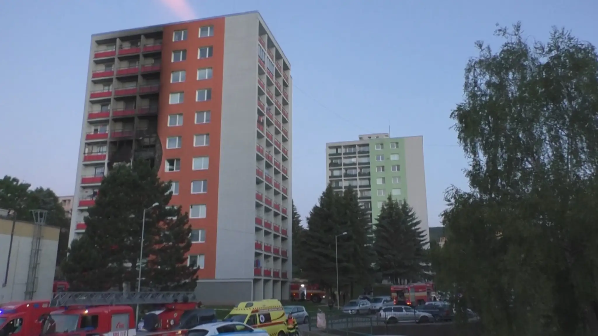 Požiar v Handlovej