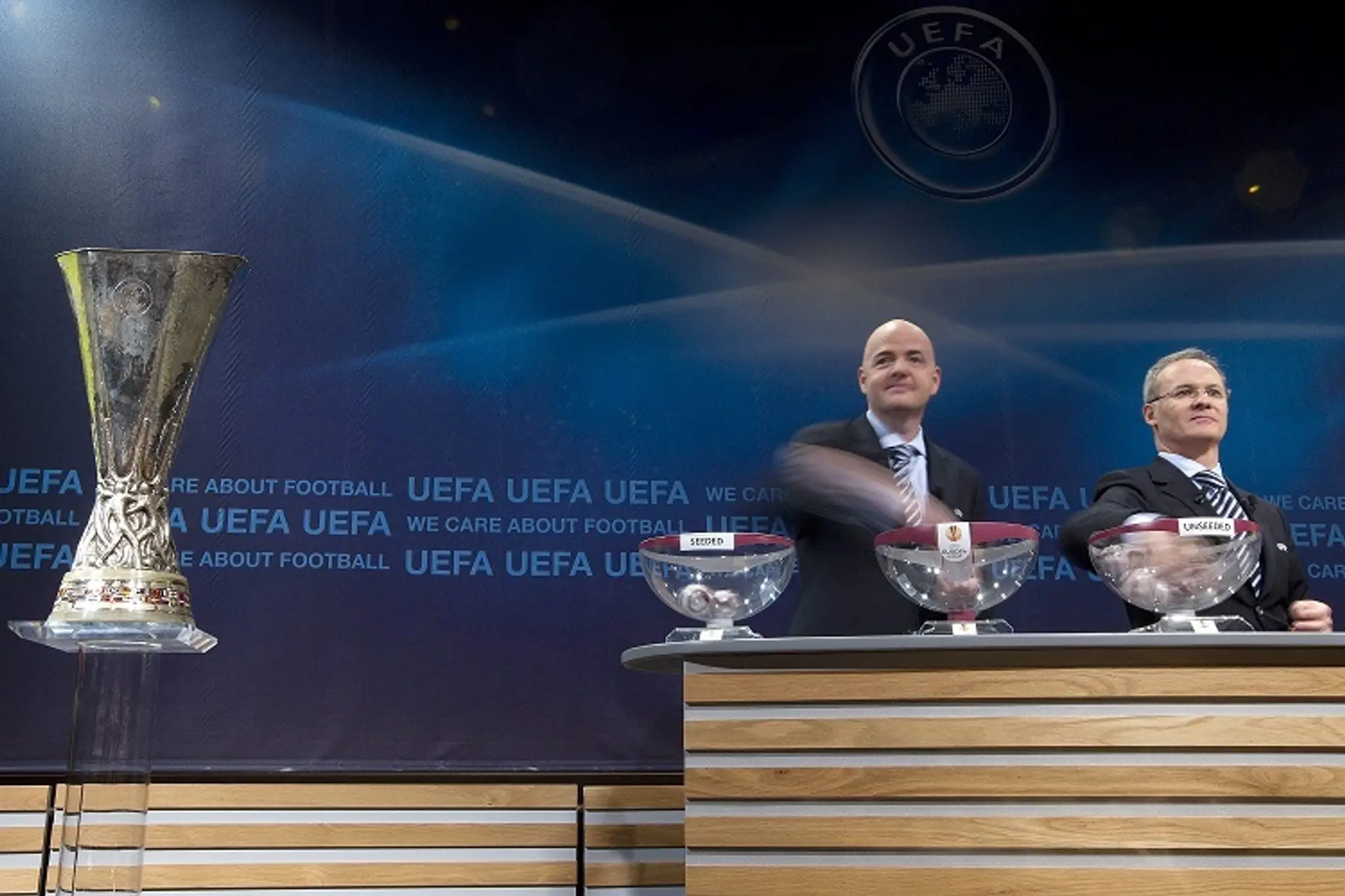 Archívna snímka - žreb UEFA.