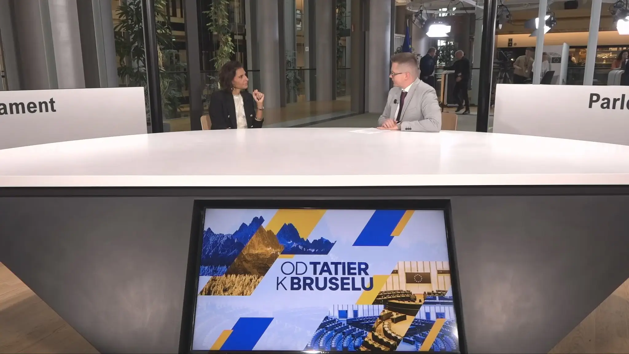 Europoslankyňa Abir Al-Sahlaniová v relácii Od Tatier k Bruselu