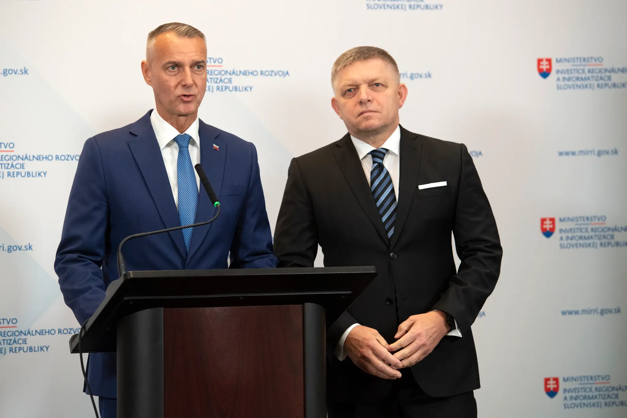 Richard Raši a Robert Fico.