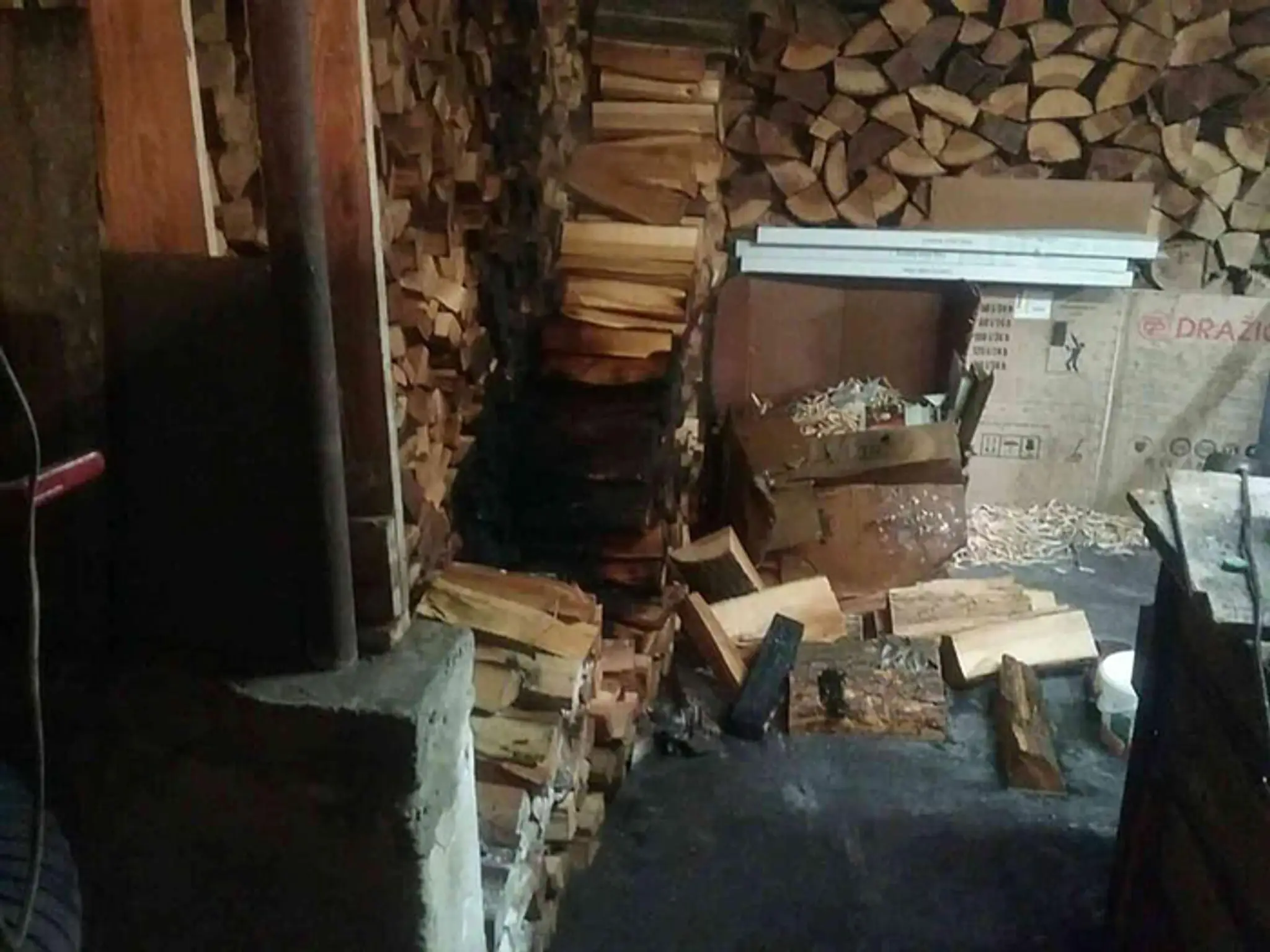 Nehoda v smere od obce Mokrance na obec Buzica.