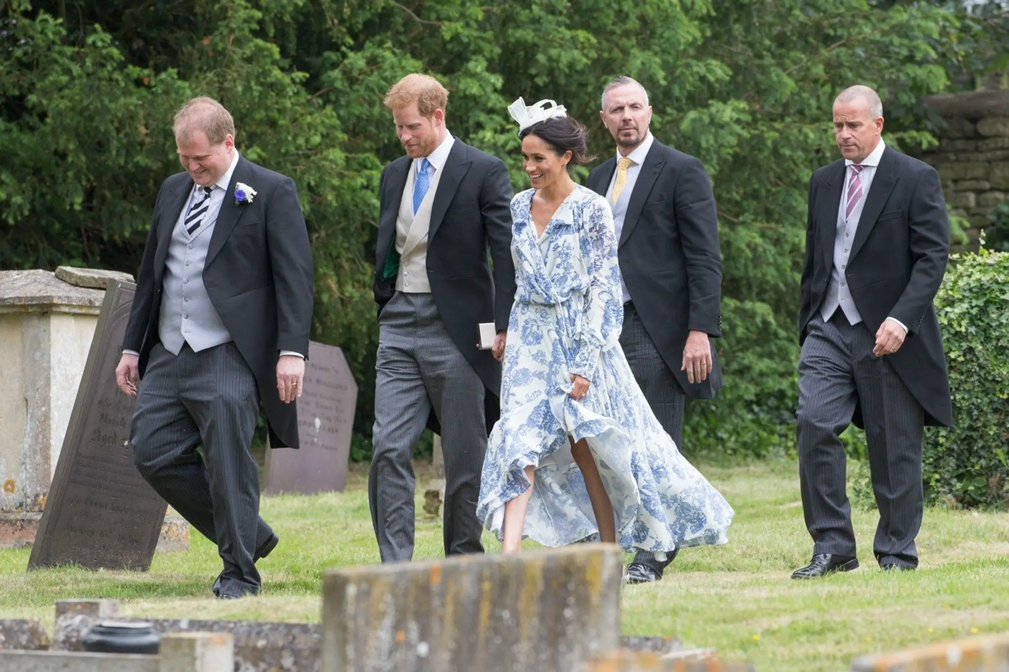 Meghan Markle spolu s princom Harrym na svadbe.