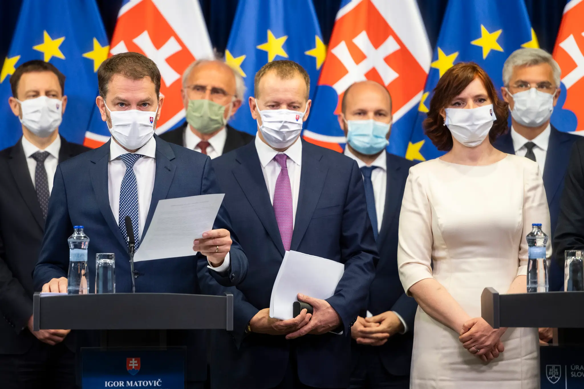Veronika Remišová, Boris Kollár, Igor Matovič (rok 2020)