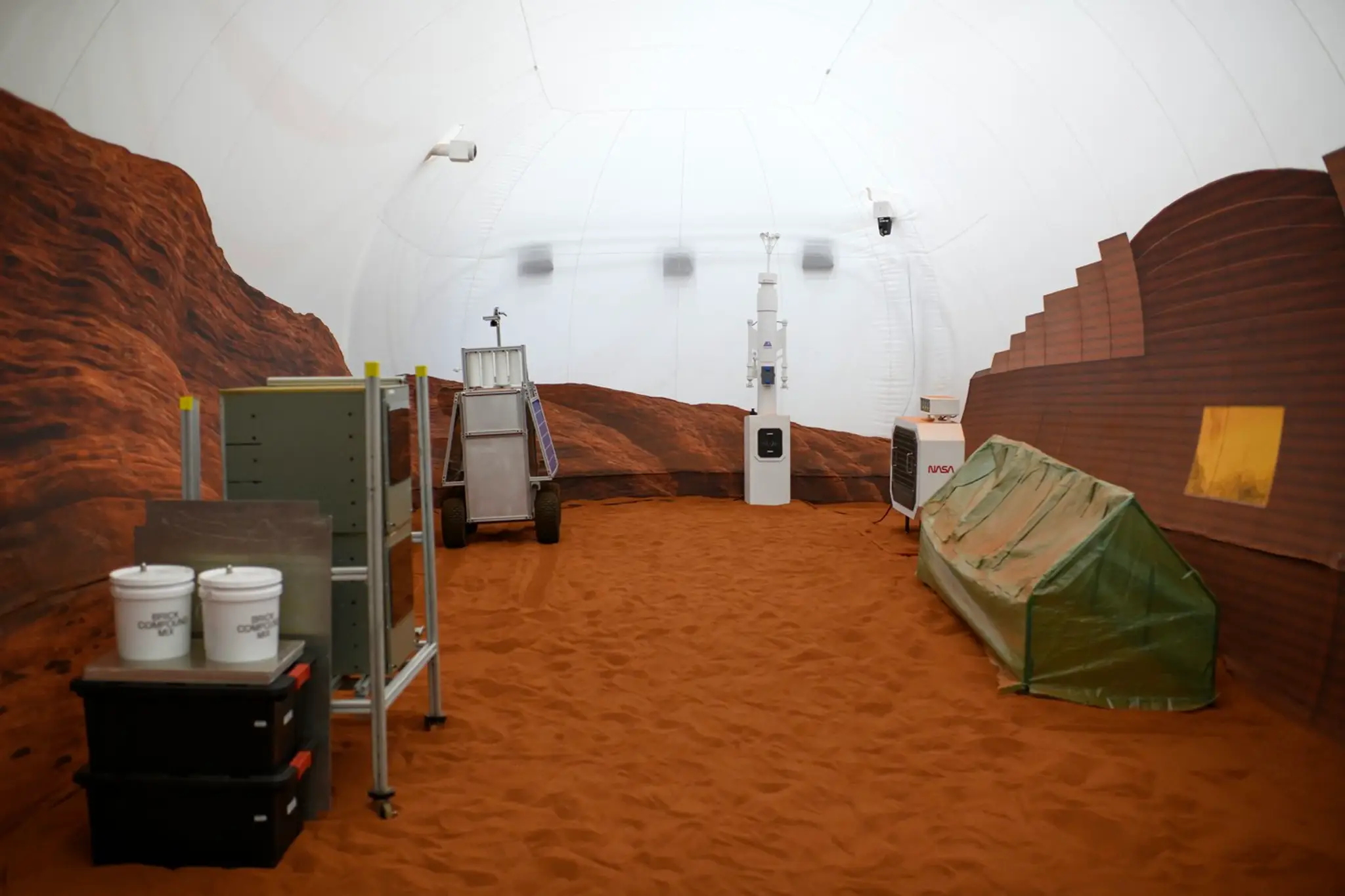 Model Mars Dune Alpha, v ktorom vedci strávili viac ako rok.