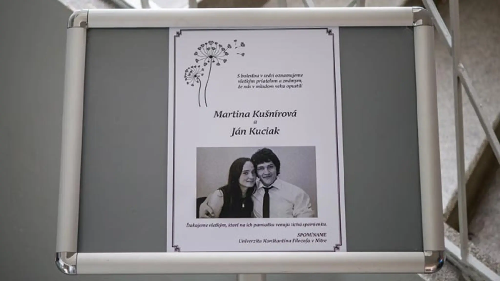 Zavraždený novinár Ján Kuciak a jeho snúbenica Martina Kušnírová.