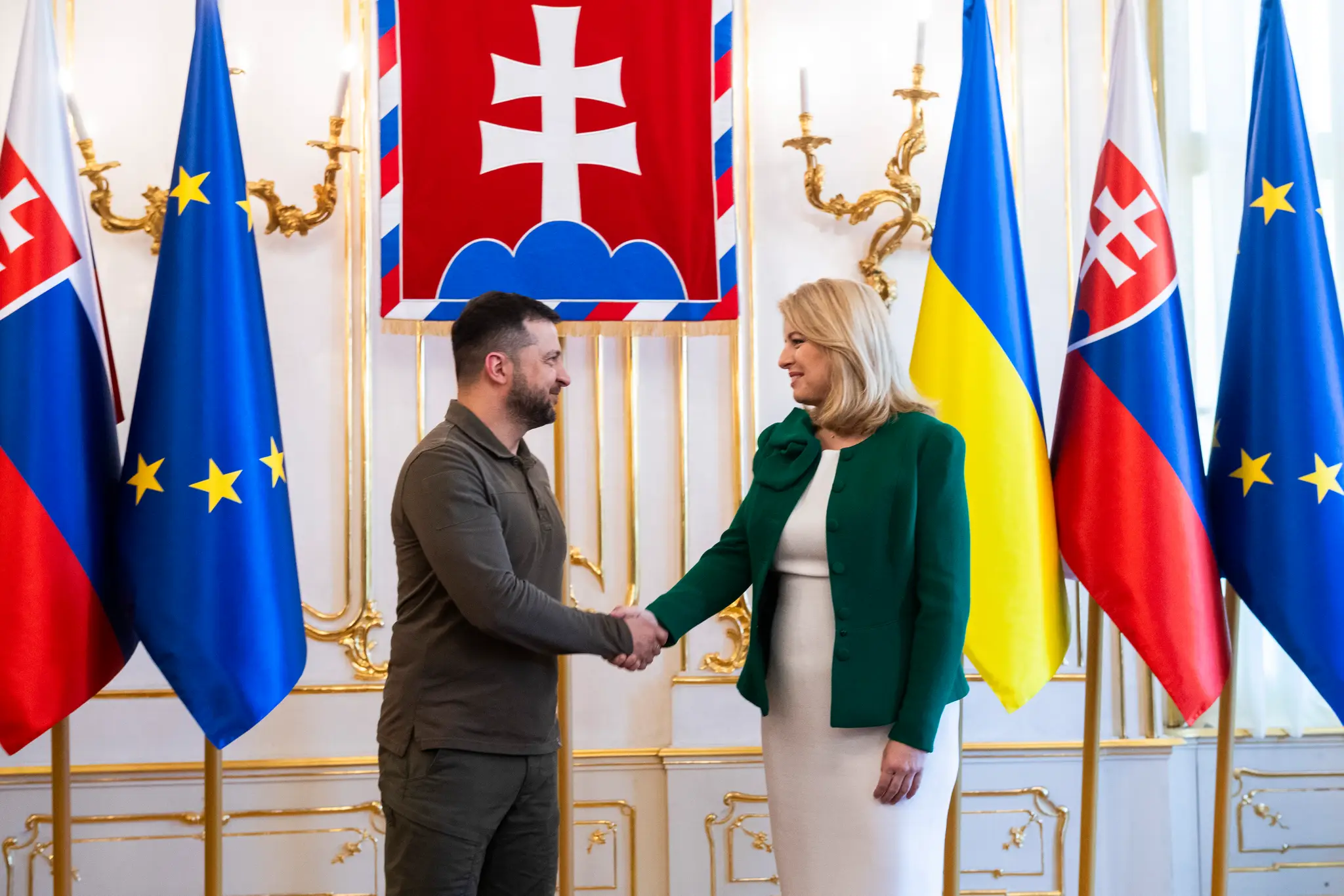 Zelenskyj v Prezidentskom paláci