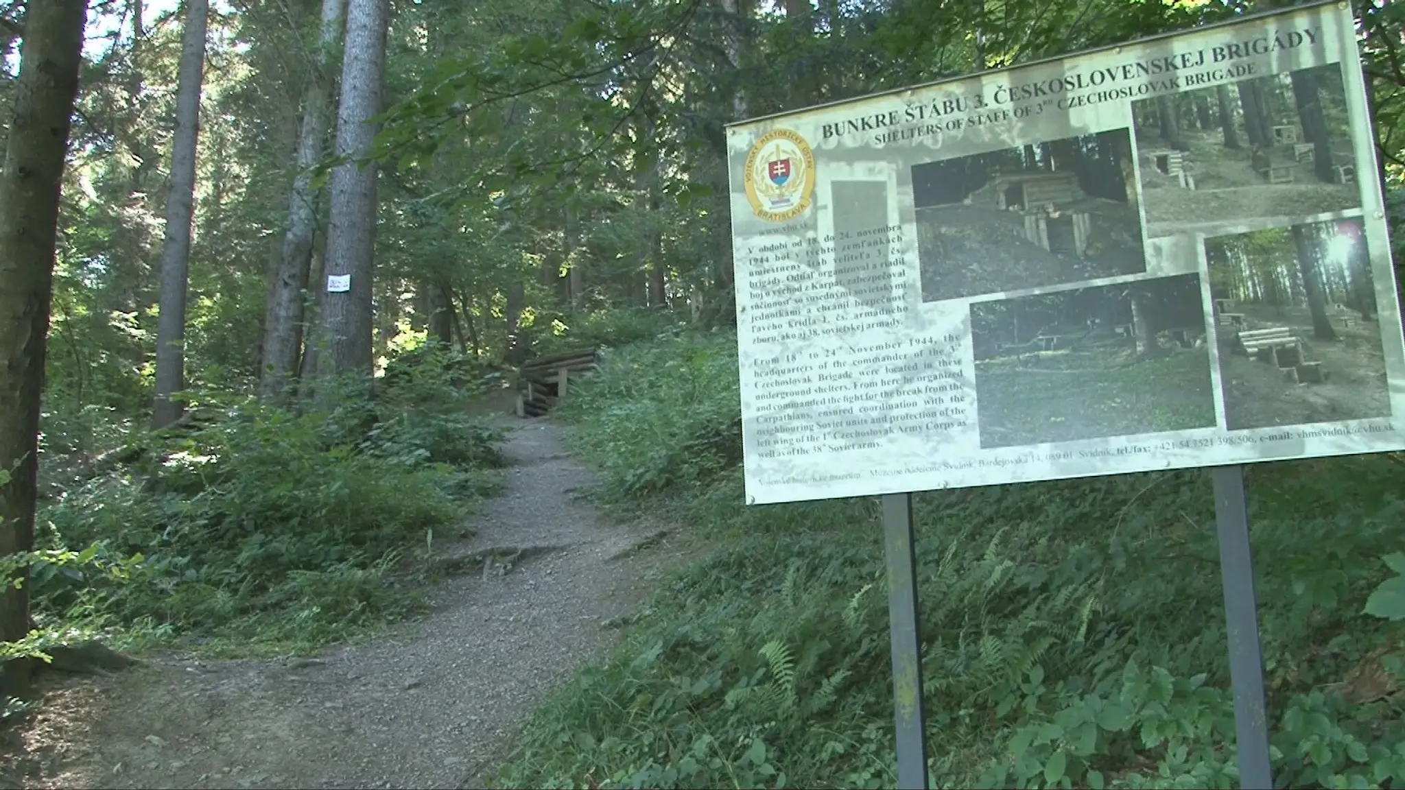 Bunkre z obdobia druhej svetovej vojny.