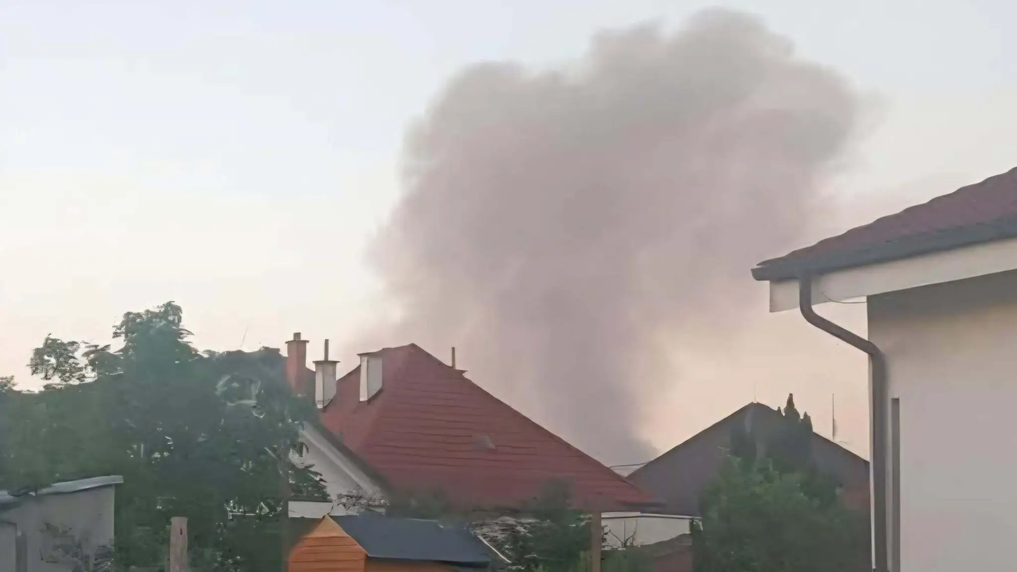 Požiar na základni Malacky-Kuchyňa
