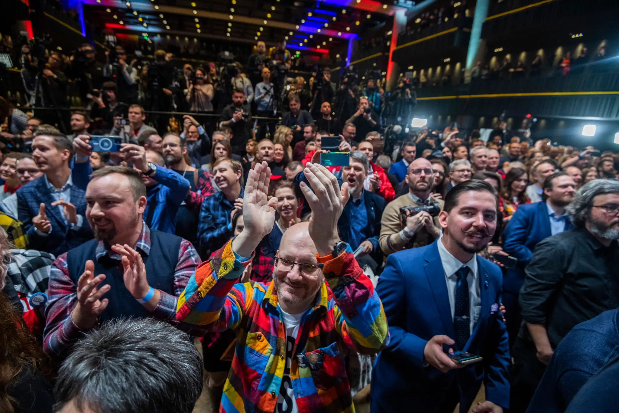 Atmosféra vo volebnom štábe kandidáta na českého prezidenta, bývalého náčelníka generálneho štábu Petra Pavla.