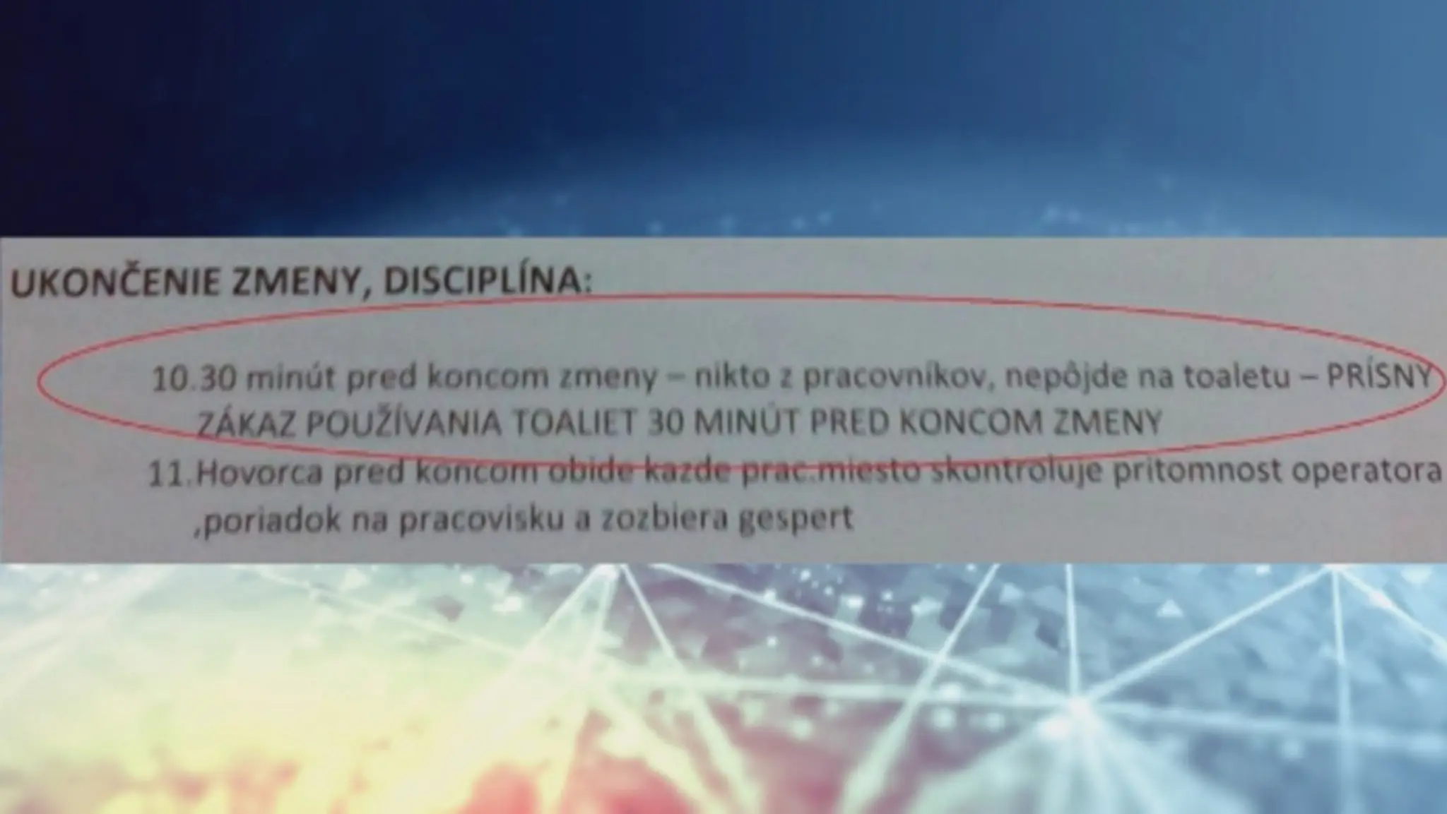 Zamestnanci michalovskej firmy majú takýto šokujúci zákaz.