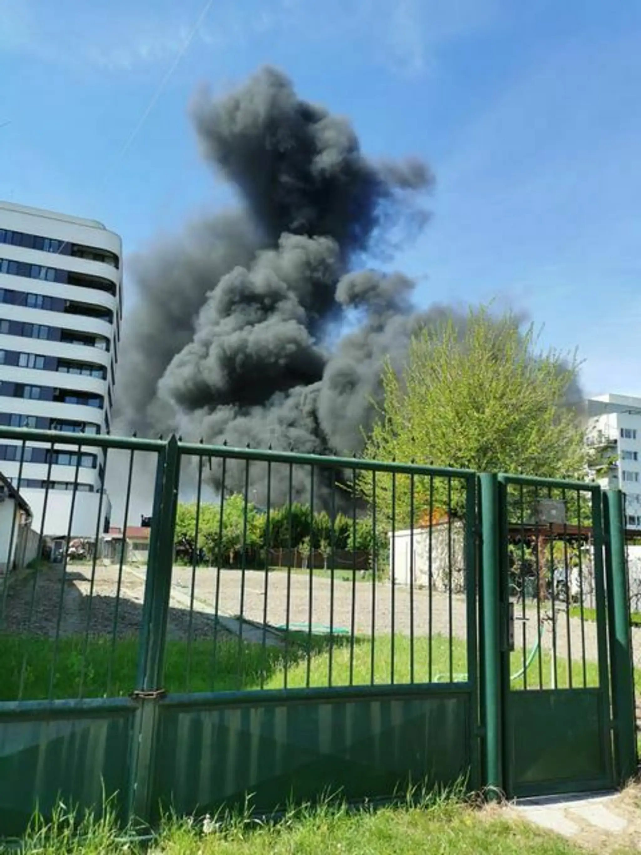 Požiar v Podunajských Biskupiciach.