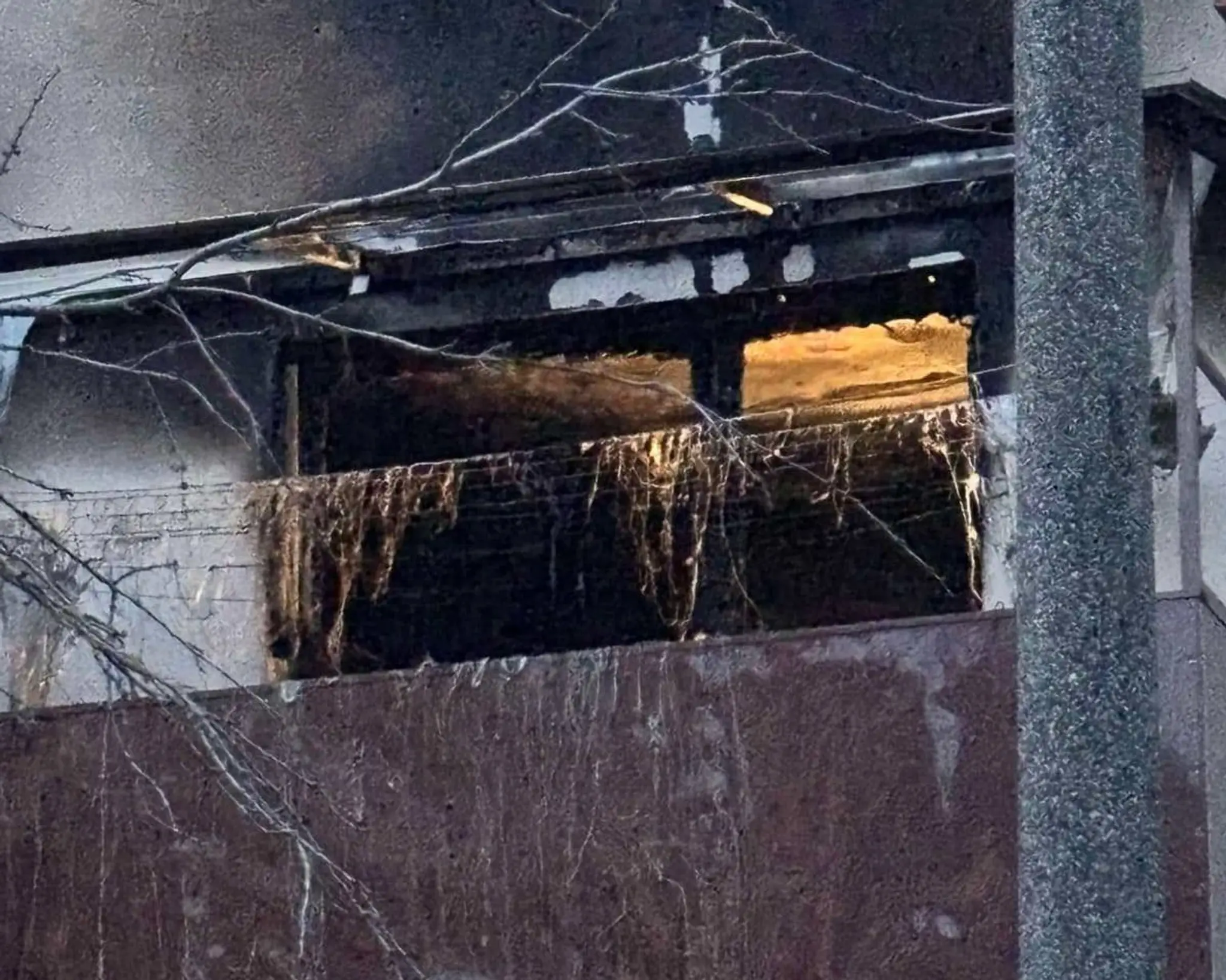 Požiar na sídlisku vo Vrábľoch