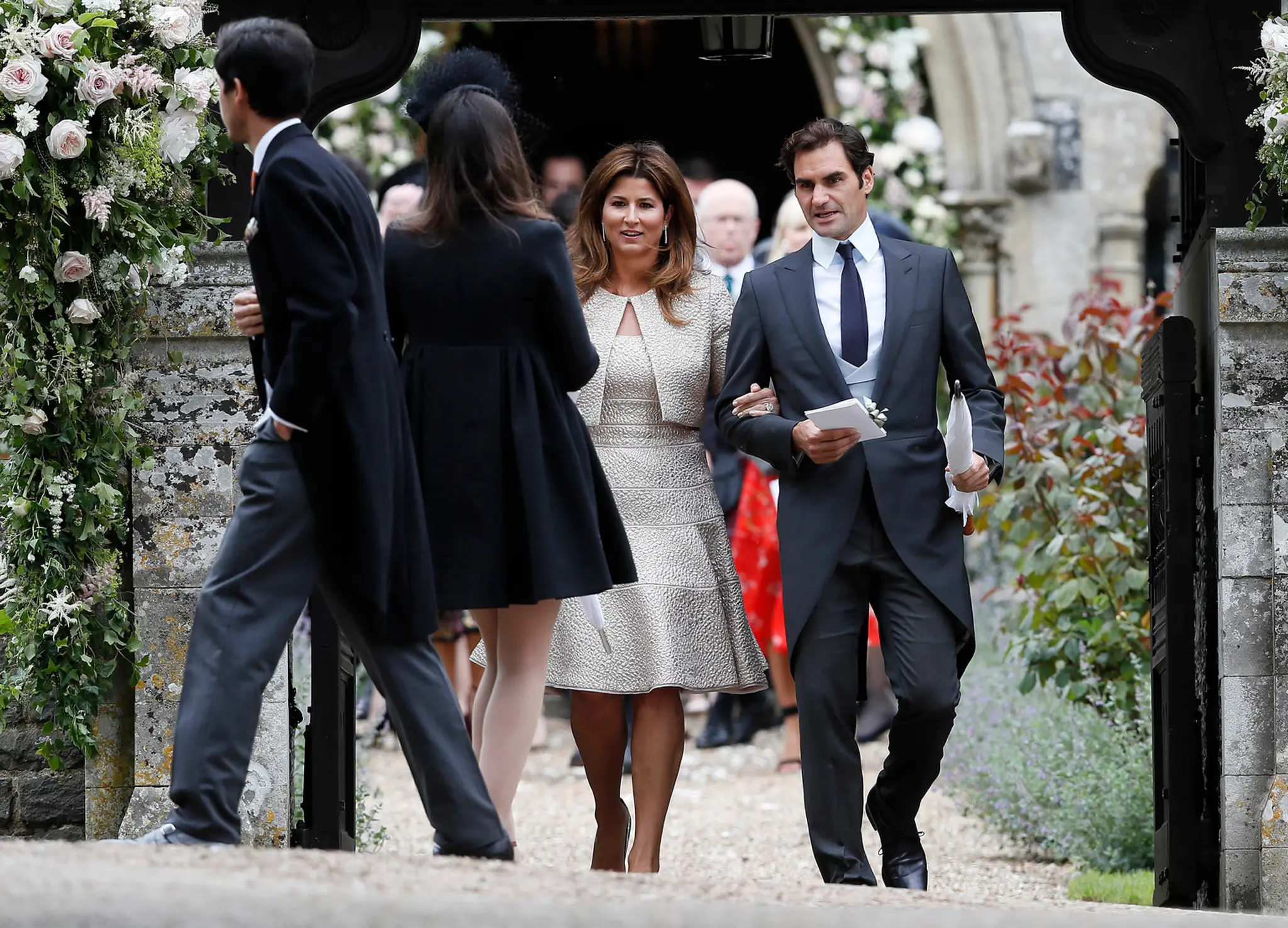 Roger Federer s manželkou Mirkou.