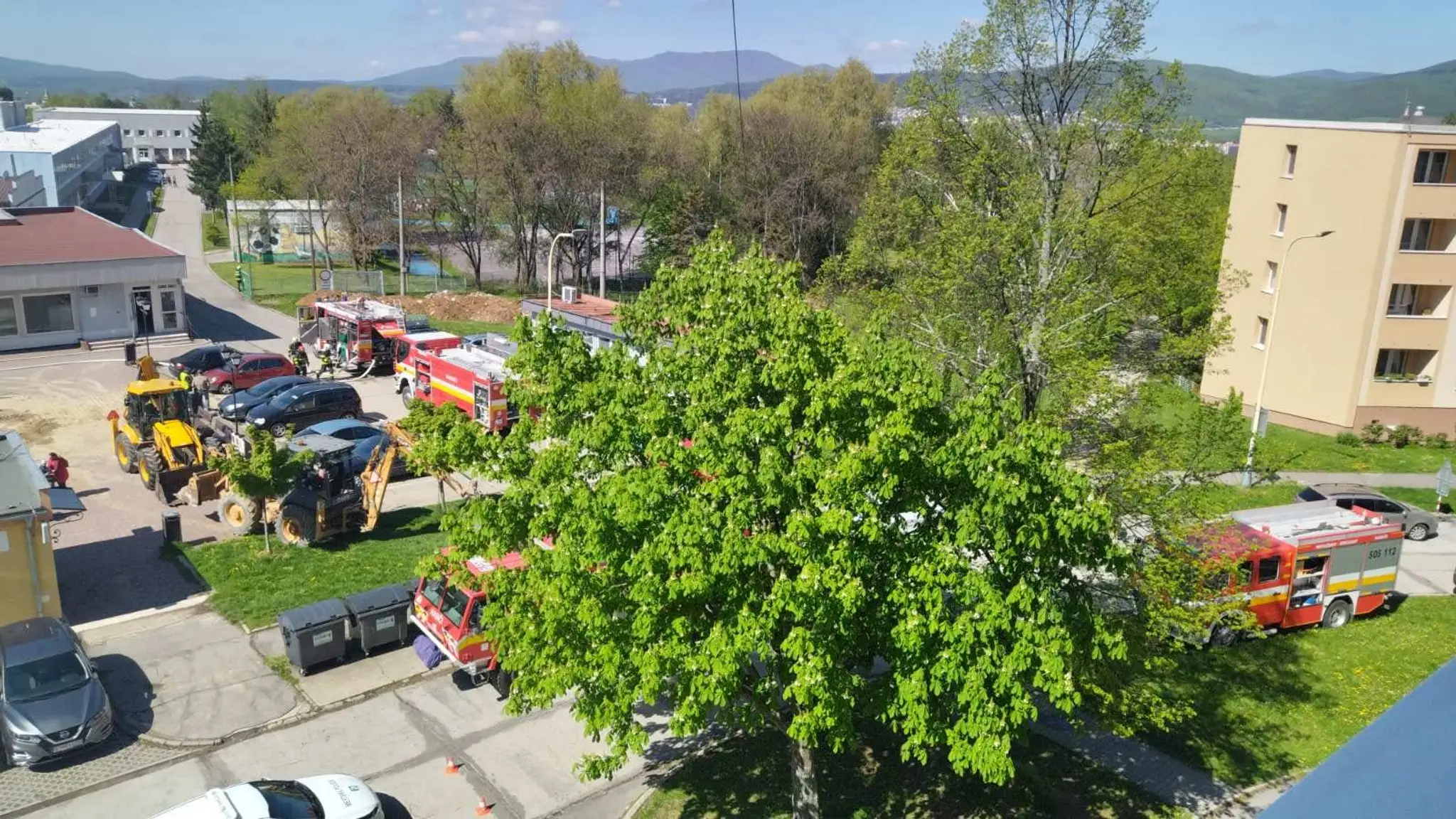 Požiar v Prievidzi.