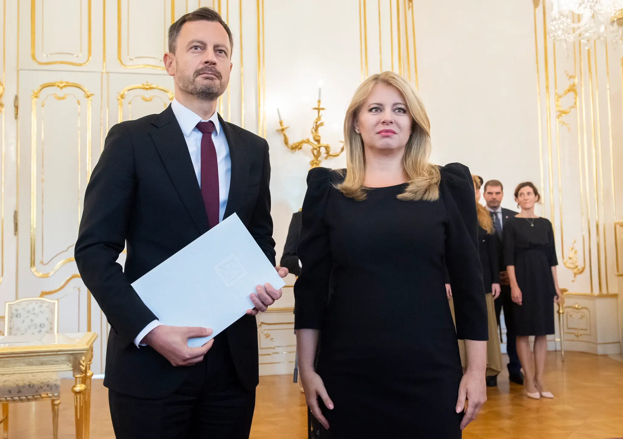 Eduard Heger a Zuzana Čaputová