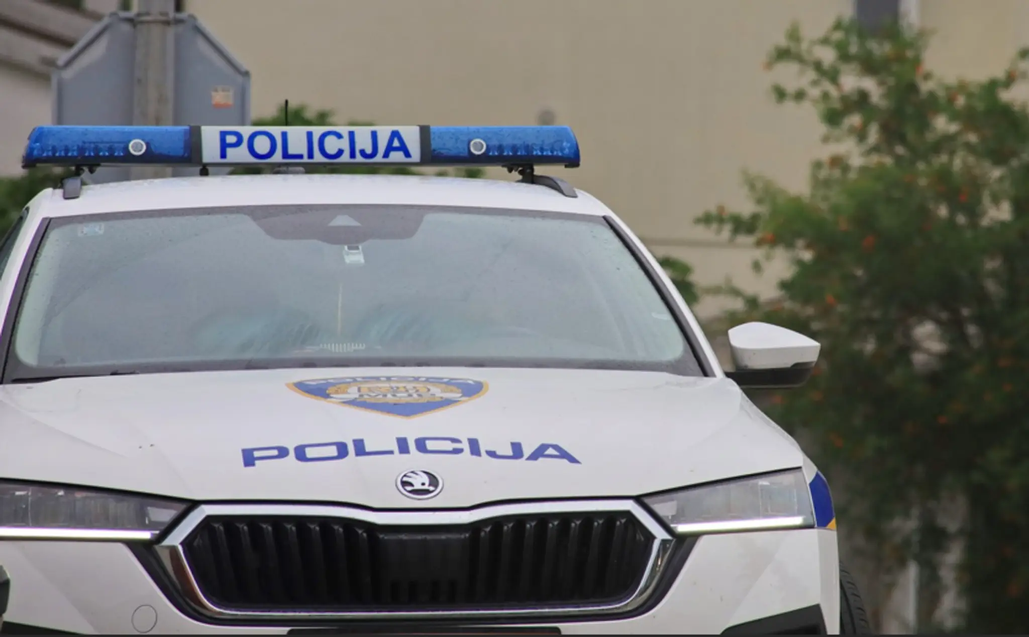 Na snímke vozidlo chorvátske polície.