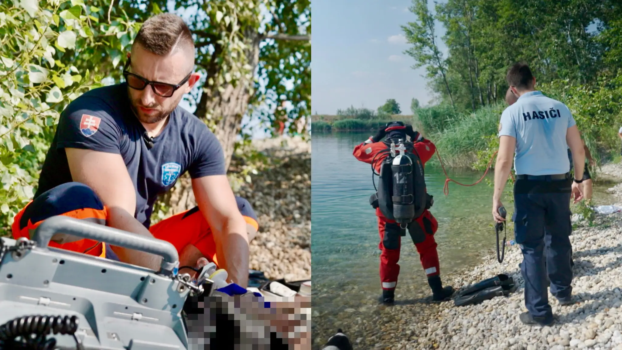 Záchranár opísal boj o život topiaceho sa človeka.