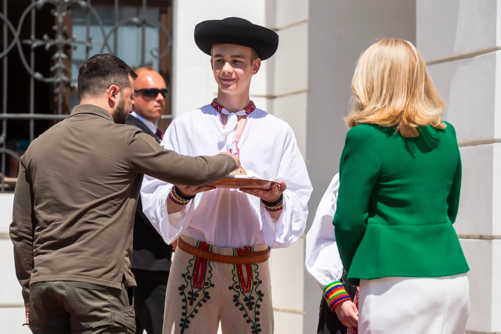 Prezidentka privítala Zelenského