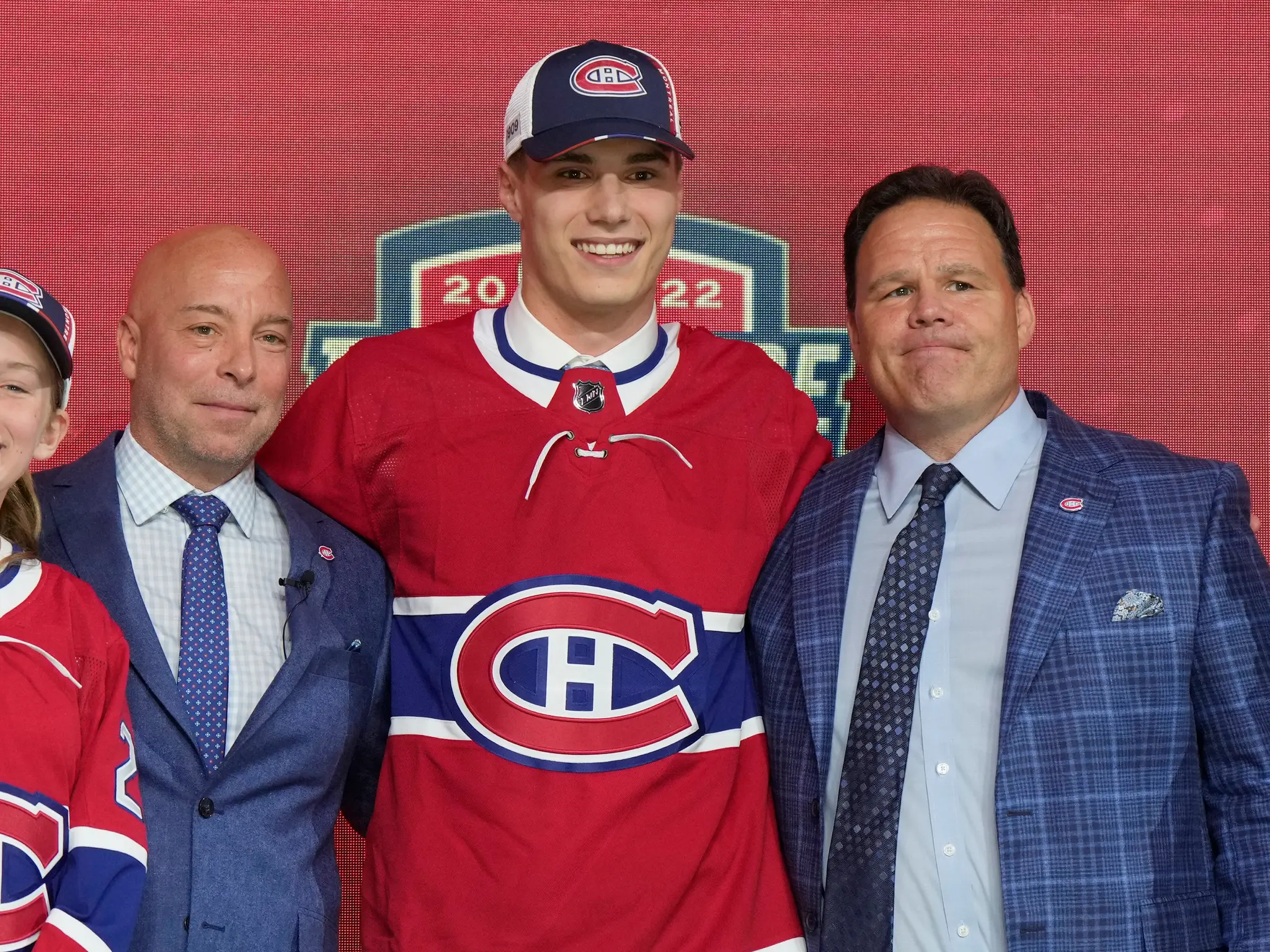 Juraj Slafkovský ako celková jednotka draftu 2022.