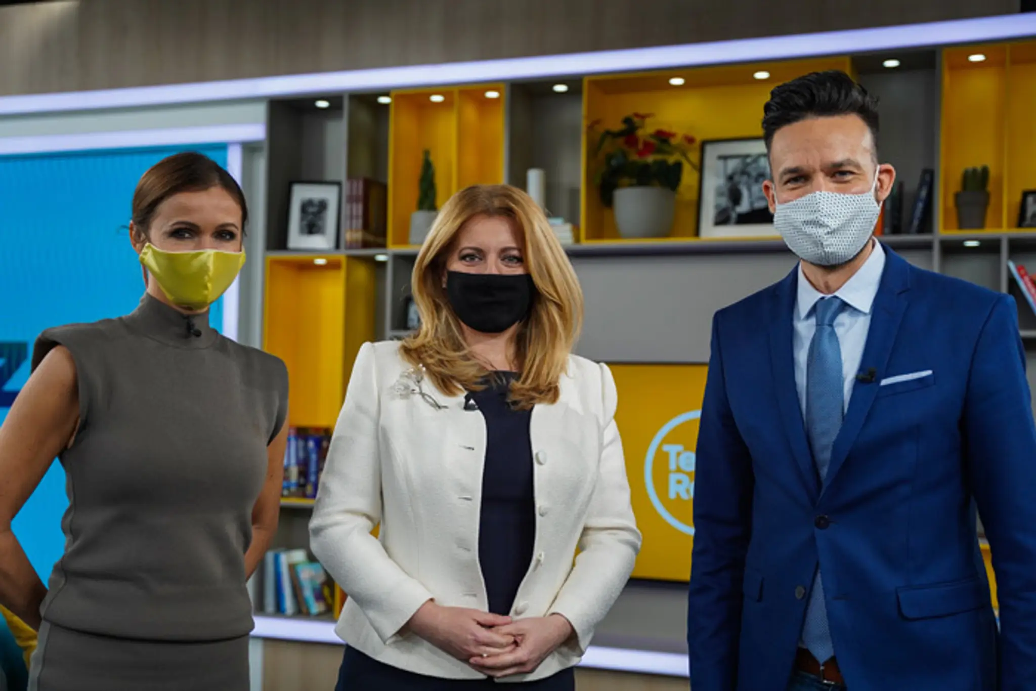 Prezidentka Zuzana Čaputová v Teleráne.