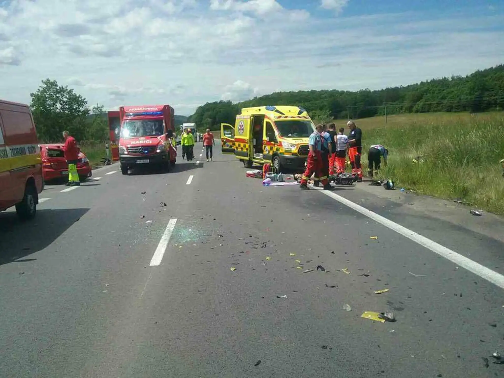 Tragická nehoda pri Lieskovci.