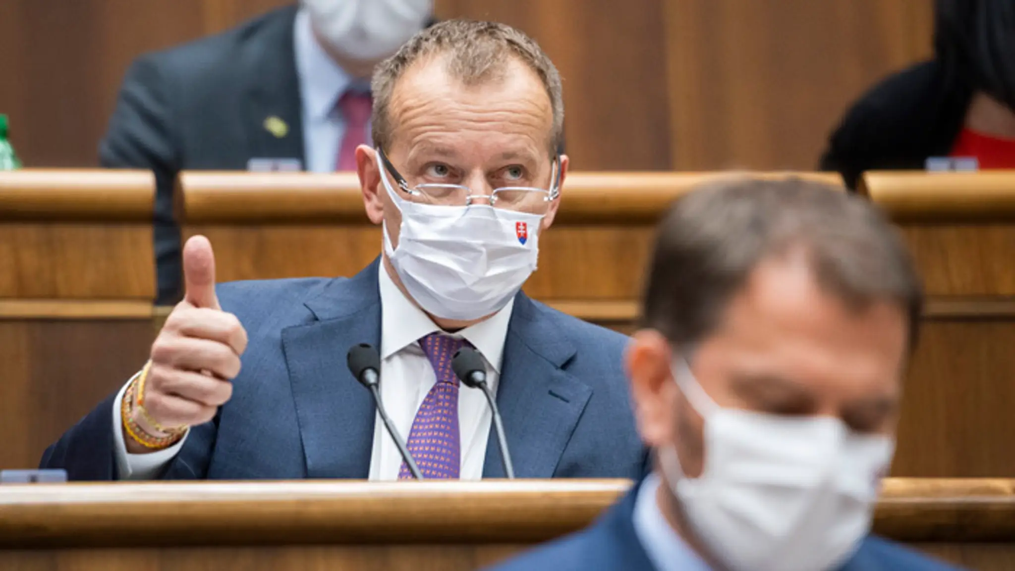 Predseda národnej rady Boris Kollár (Sme rodina).