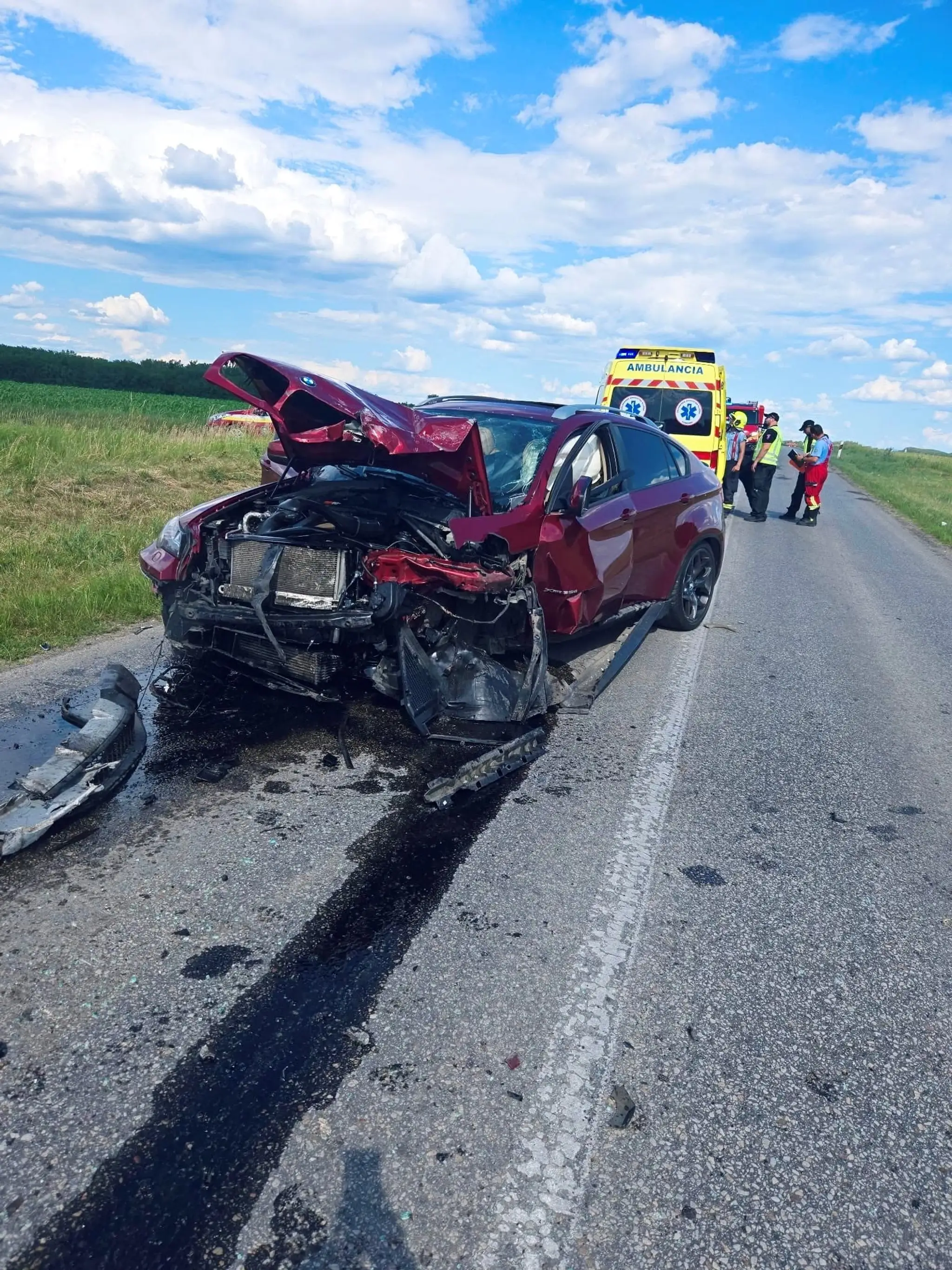 Tragická nehoda pri Chotíne.
