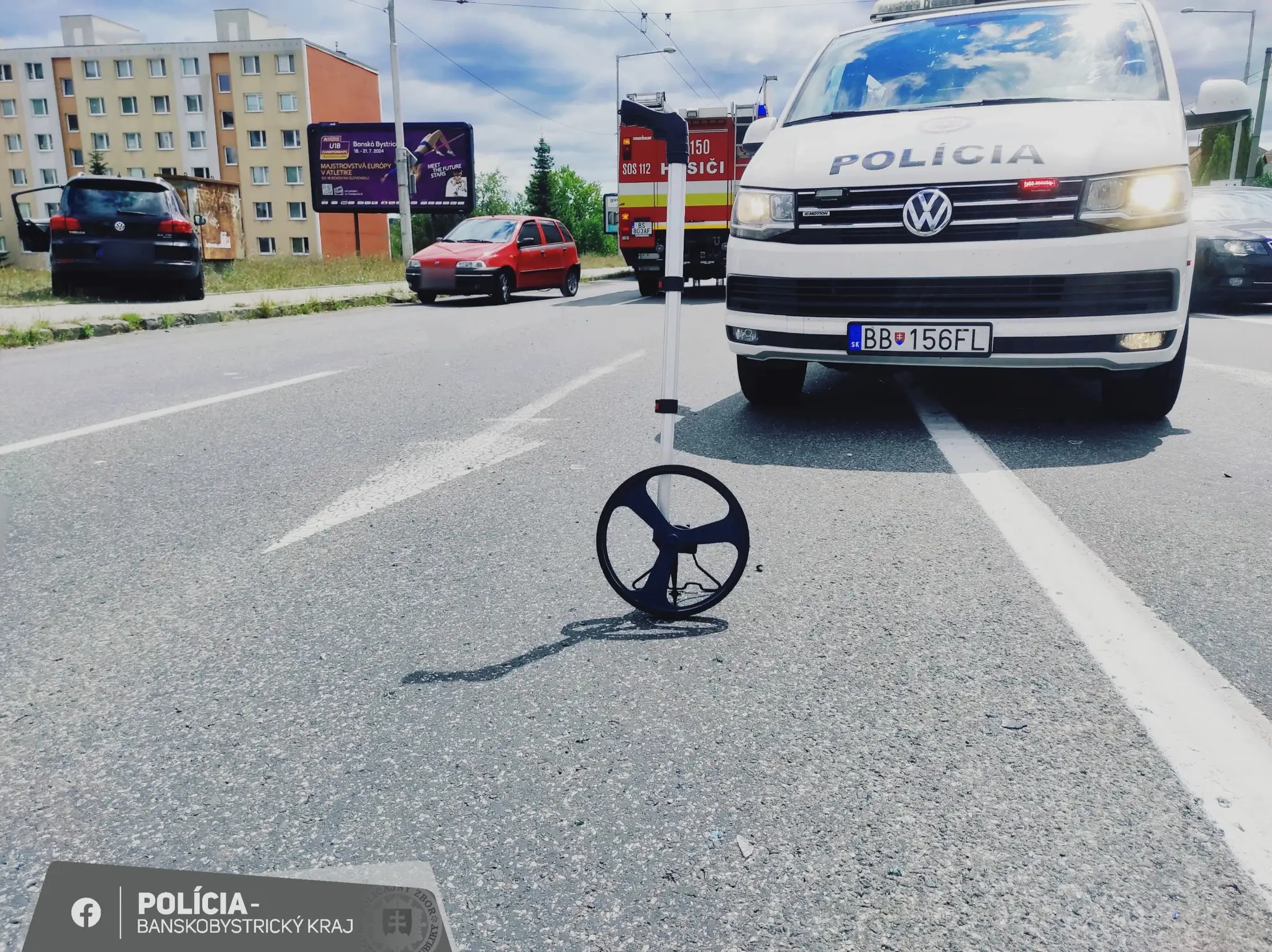 Dopravná nehoda v Banskej Bystrici