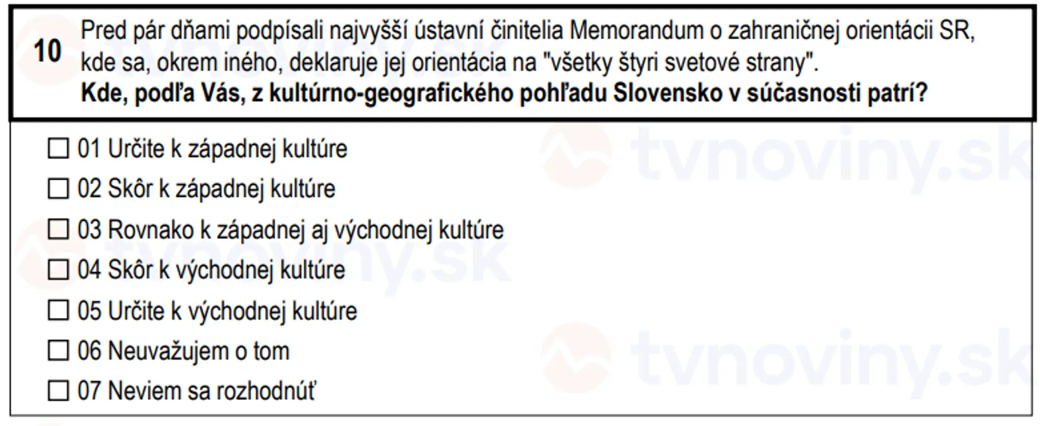 Otázky, ktoré sa pýta Štatistický úrad SR