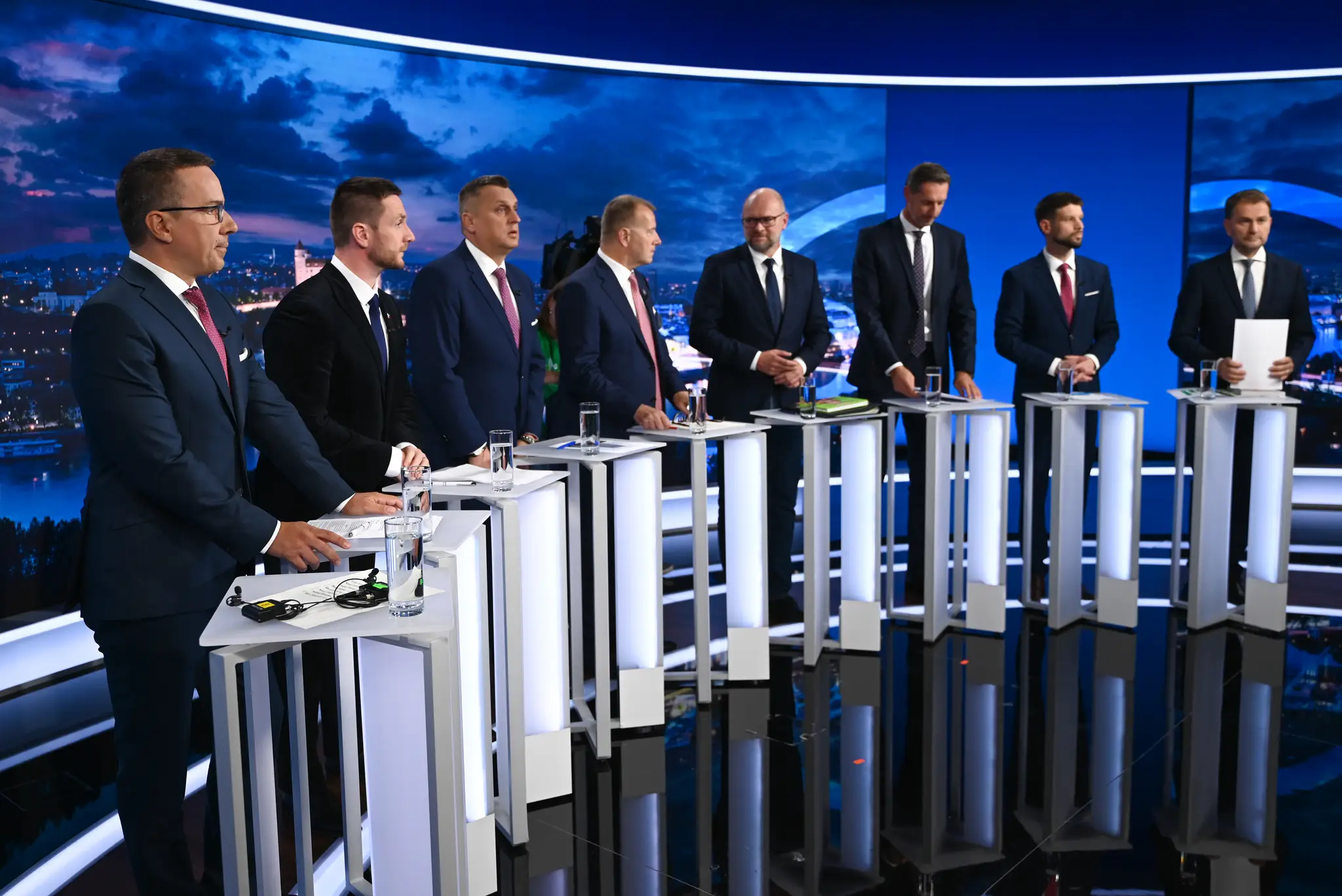 Účastníci predvolebnej diskusie - 25. 9. 2023