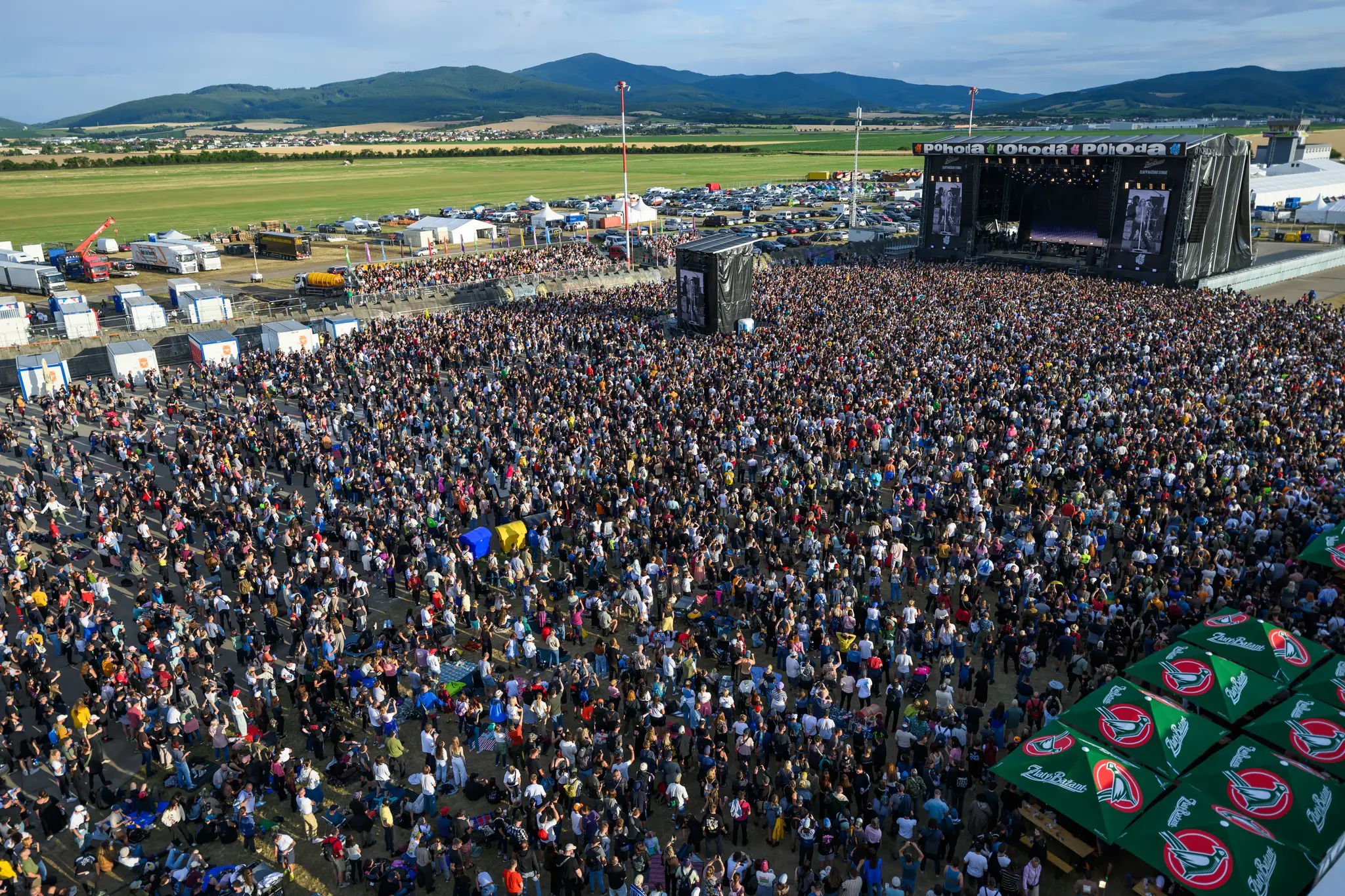 Snímka z tohtoročného festivalu Pohoda