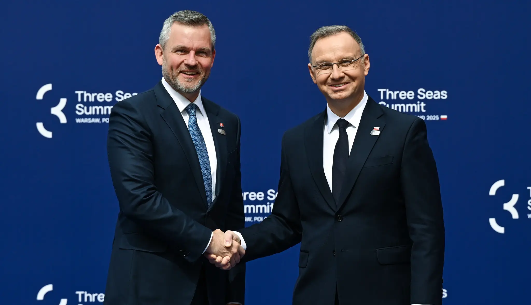 Prezident SR Peter Pellegrini a jeho poľský náprotivok Andrzej Duda.