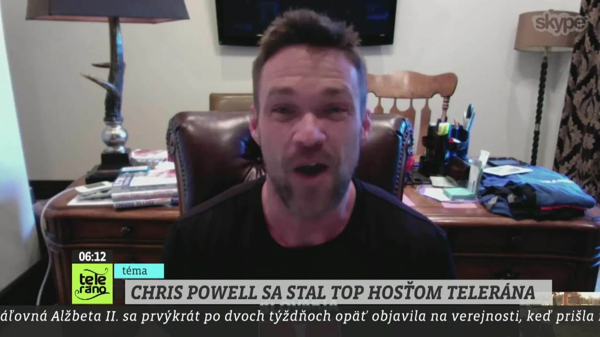 Chris Powell sa stal TOP hosťom Telerána v roku 2016.mp4