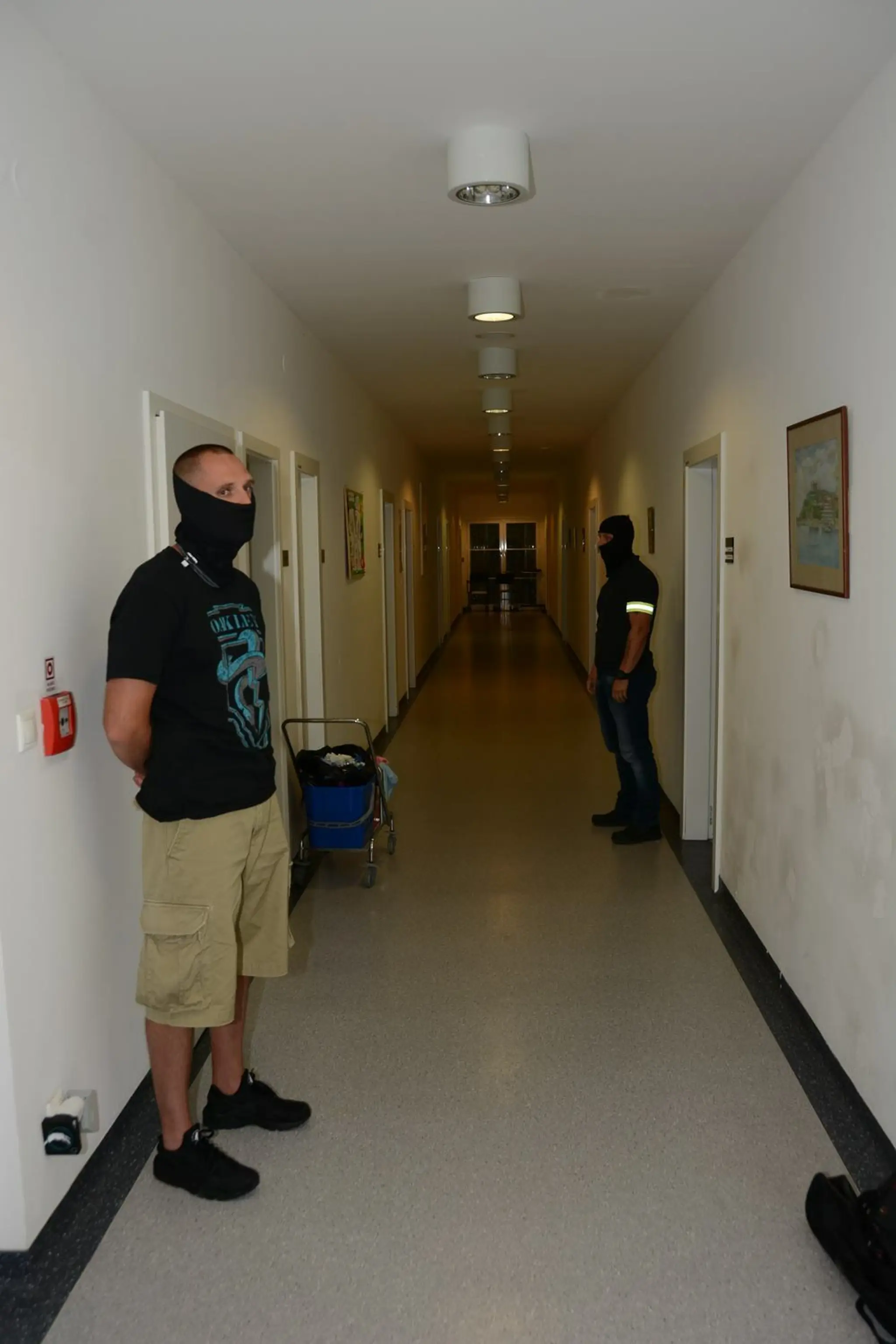 Z policajného zásahu v zariadení pre seniorov.