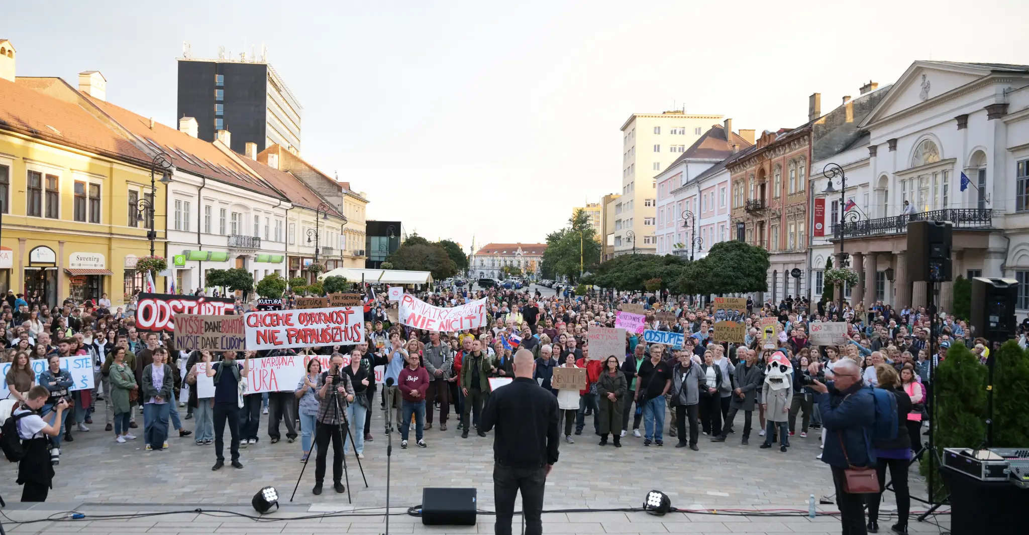 Občiansky protest na podporu Kultúrneho štrajku v Košiciach