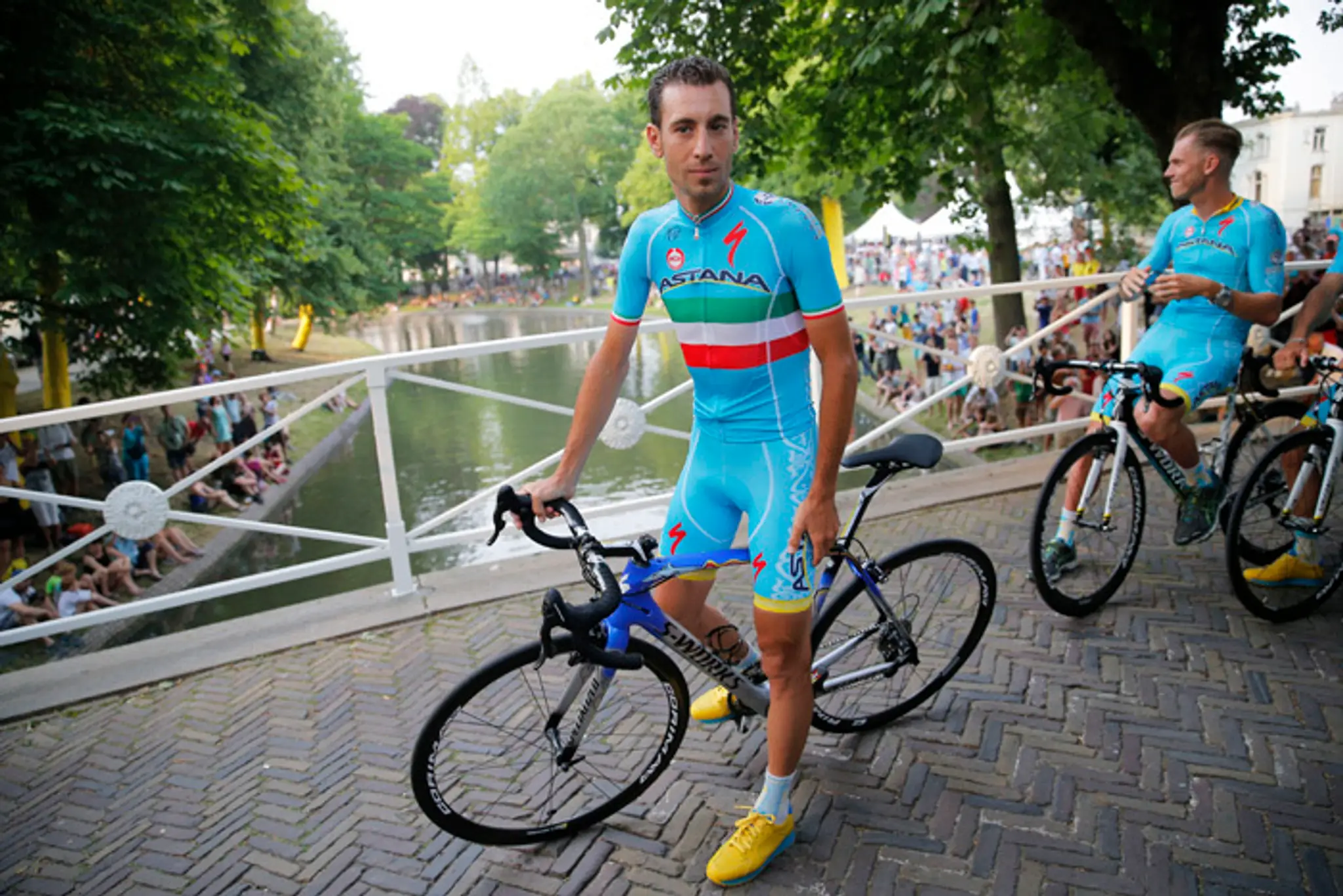 Líder tímu Astana Vincenzo Nibali.