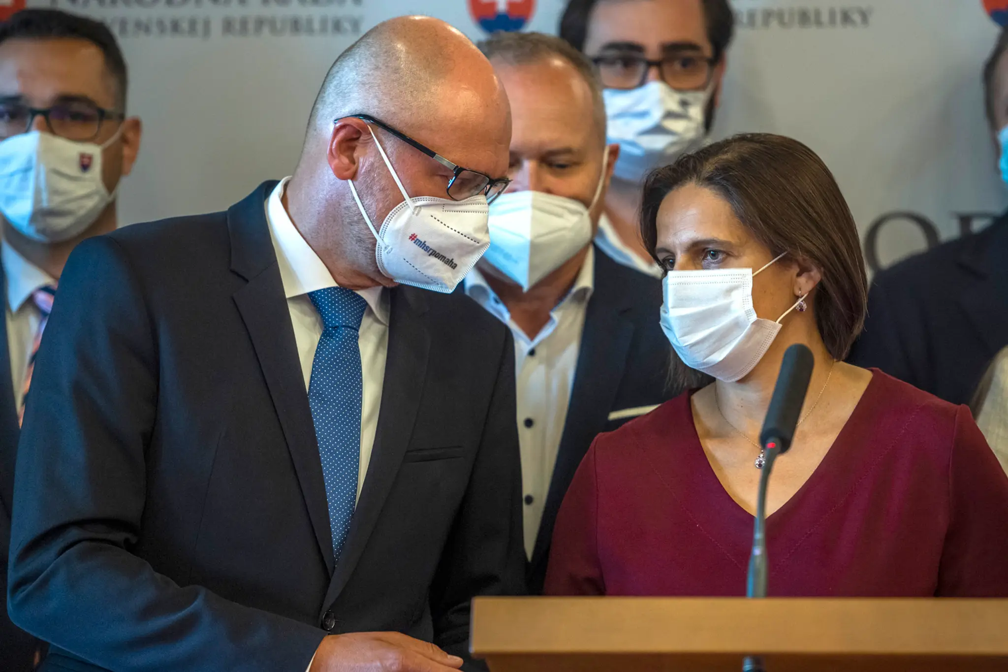 Richard Sulík a Mária Kolíková