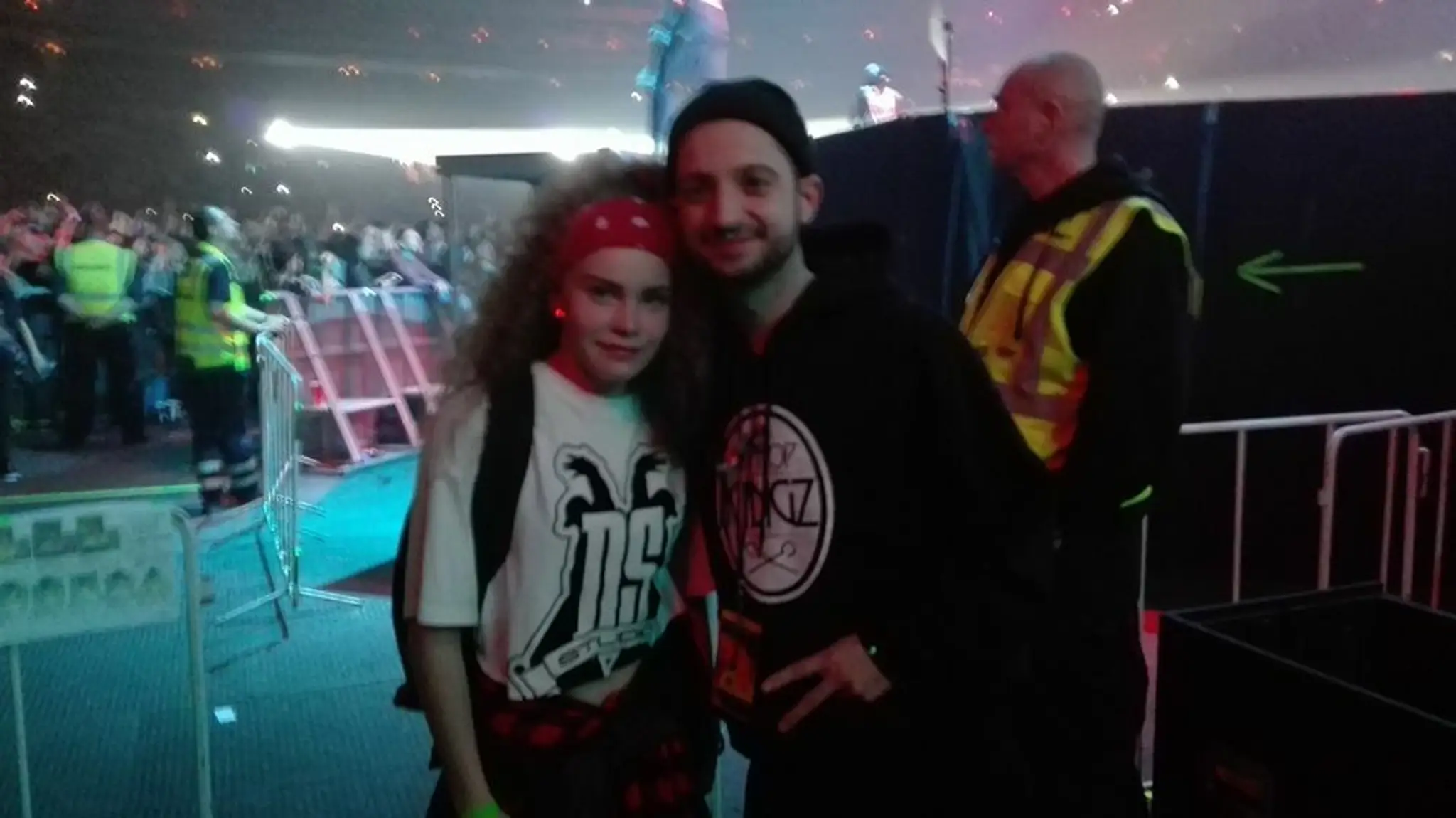 Veronika s choreografom Justina Biebera.