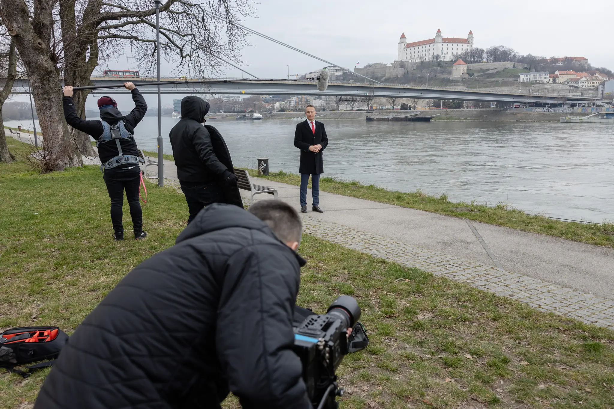 Michal Kovačič (zákulisie nakrúcania televíznej upútavky)