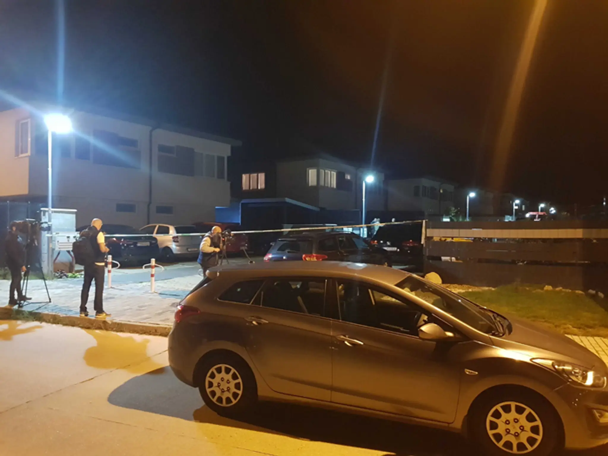Uzavretá Ulica Jamnických, kde býva prezidentka Zuzana Čaputová.