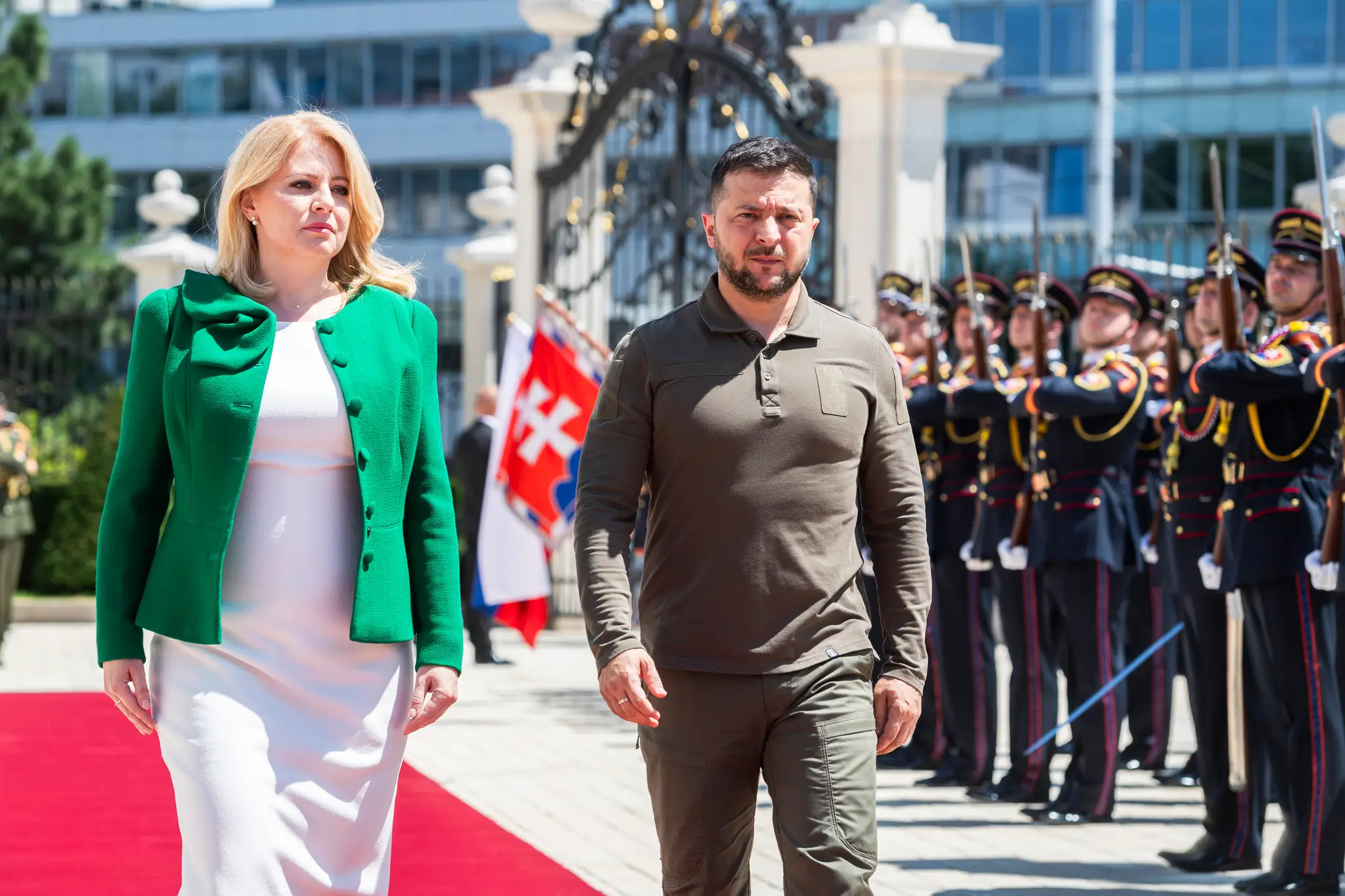 Zelenskyj s Čaputovou