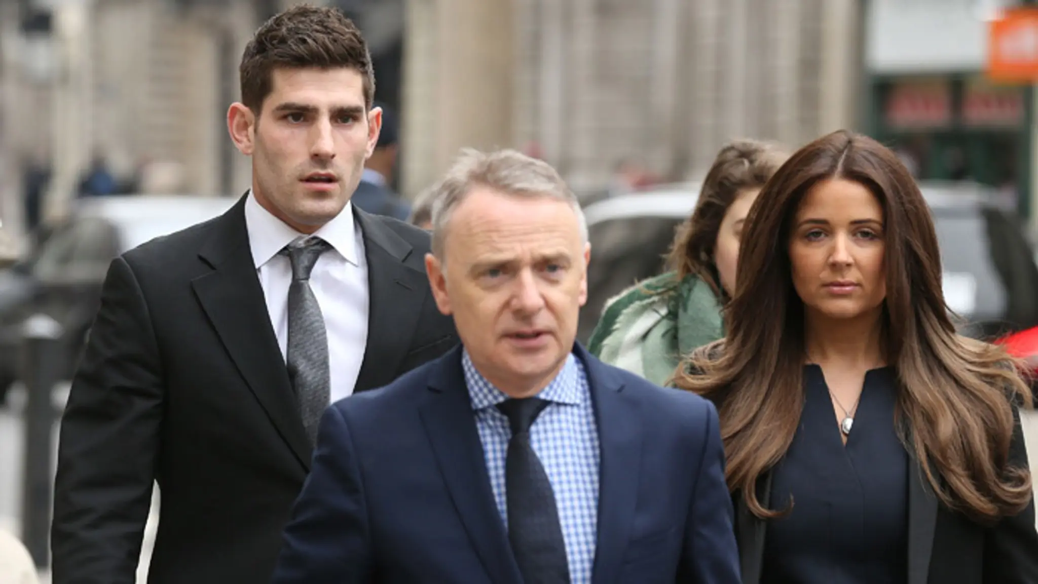 Ched Evans na archívnej snímke s partnerkou Natasha Masseyovou.