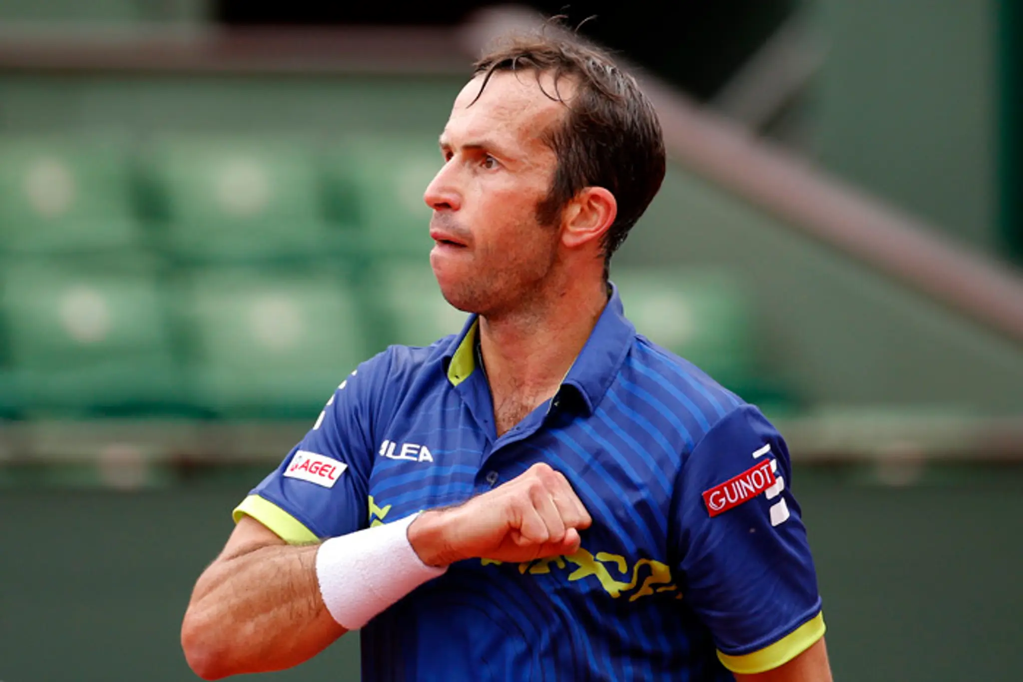 Český tenista Radek Štepánek na Roland Garros.