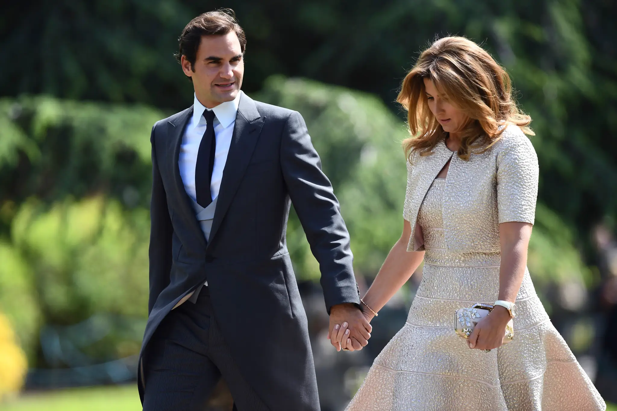 Roger Federer s manželkou Mirkou.