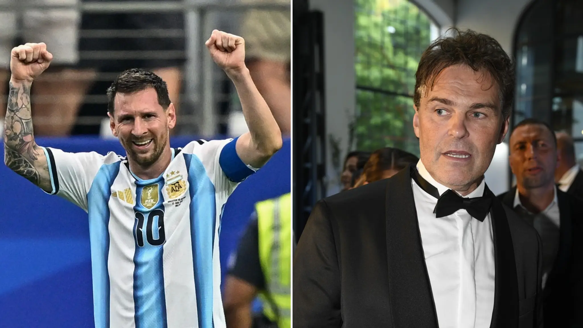 Lionel Messi a Jaromír Jágr